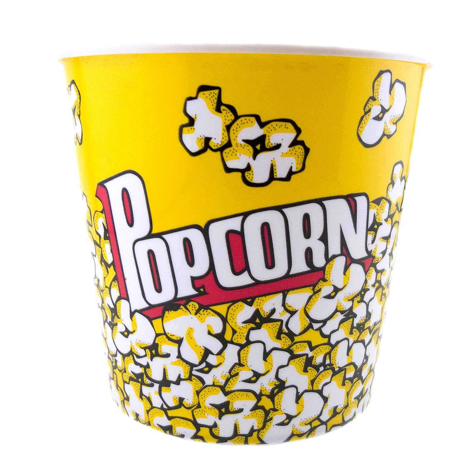 Large Reusable Plastic Popcorn Bowl Tub Container Movie Theater Bucket