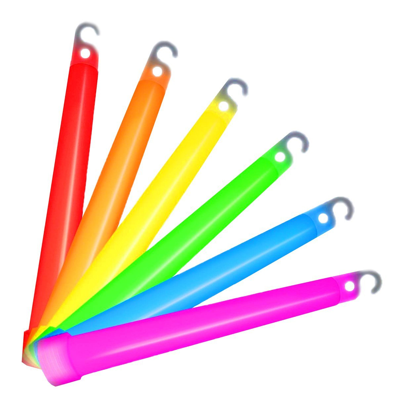 Details about  / 50 Thick 6/" Glow Sticks Fat Party Necklaces Light Assorted Lanyard Favors Neon